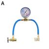 R134a Air Conditioning Freon Recharge Hose Gauge Set Automotive Conditioning Tools Air 1/2’’ Adapter Refill Gas Refrigerant