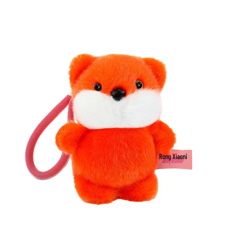 Cute Pink Pig Pendant Keychain for Kids 4-inch лисий
