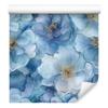 Ink Blue, Azure, Gray and Turquoise Wallpaper 50x1000