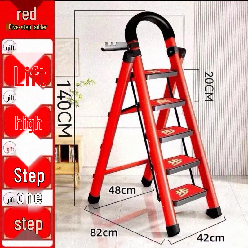 Durable Multipurpose Folding A-Frame Ladder for Indoor and Outdoor Use