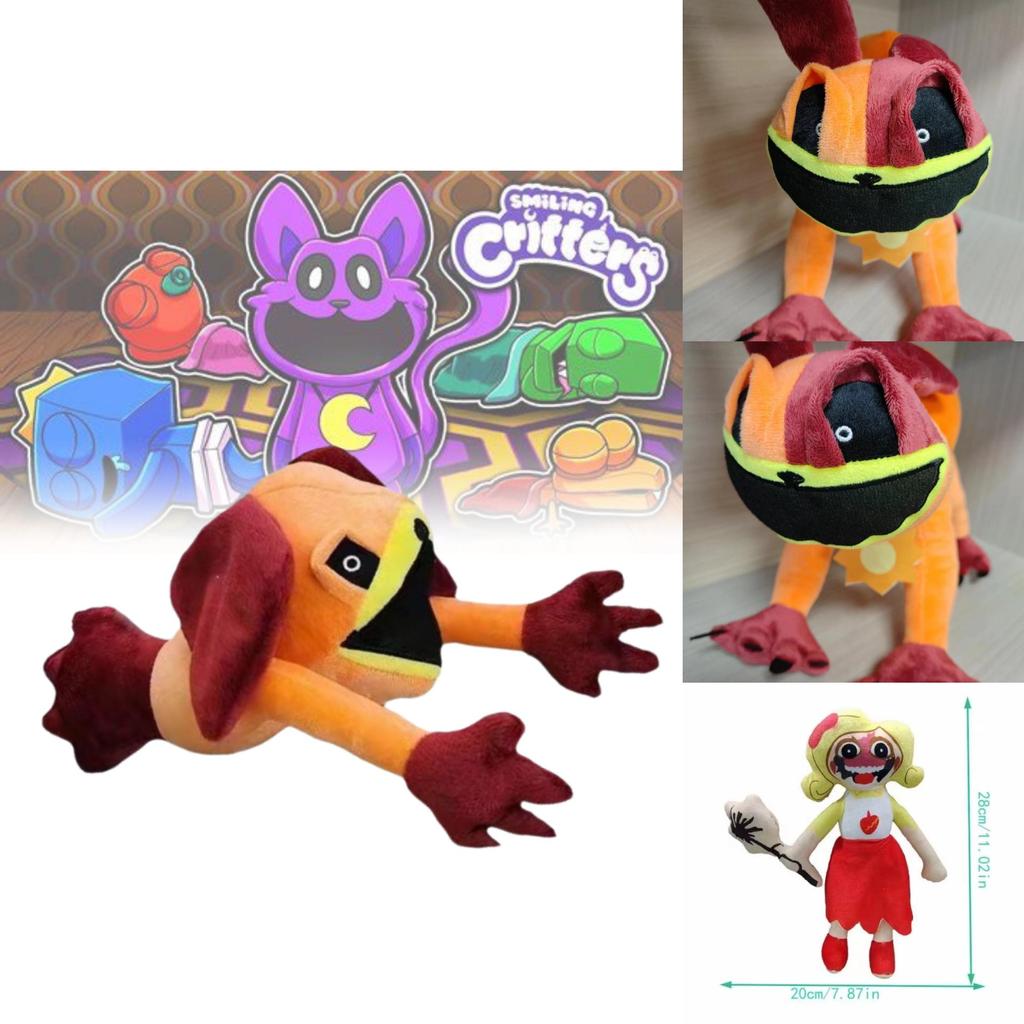 Smiling Critters Terrifying Mutant Purple Cat Monster Stuffed Animal