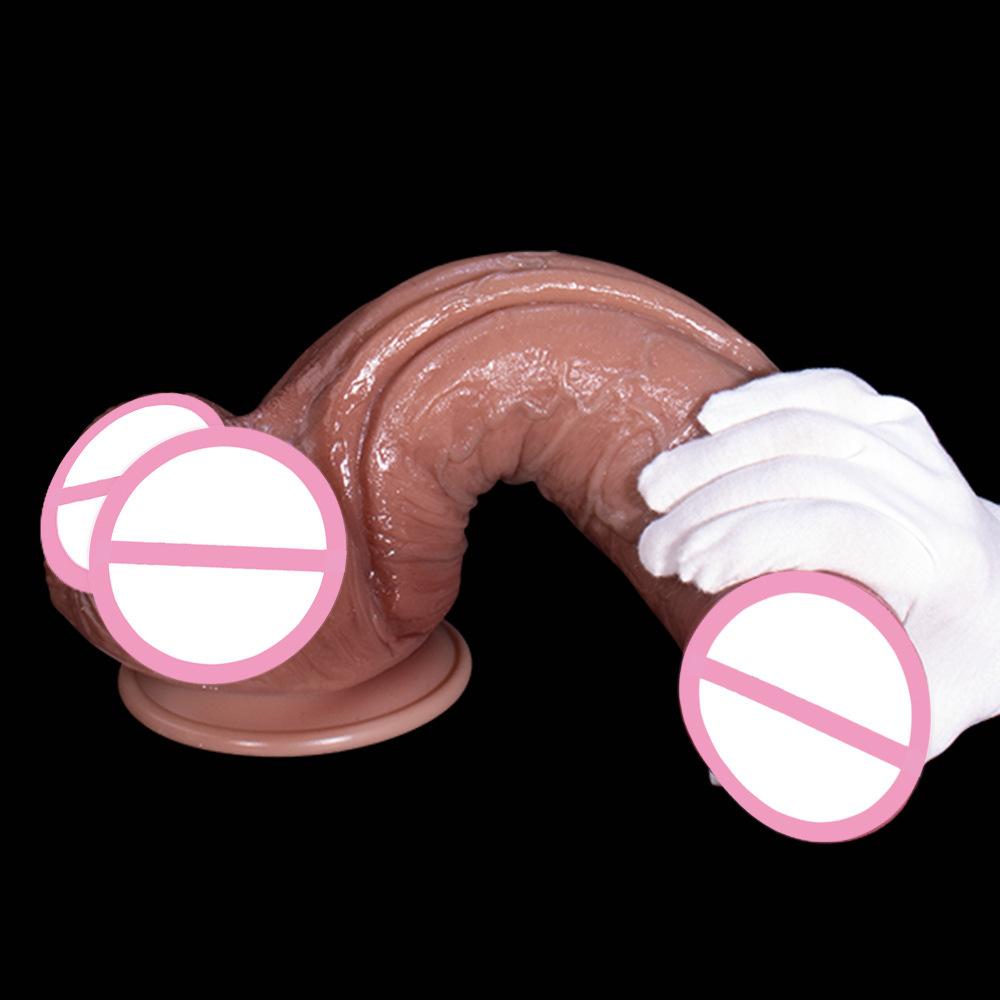 Adult Sex Toys  Female Sex Toys  Liquid Silicone Large-sized Anal Expansion Soft Flesh Pussy Real And Fake Penis Masturbator