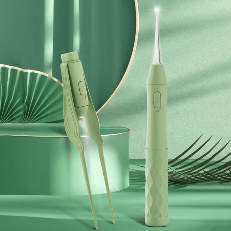 Luminous Ear Scoop Stainless Steel Ear Scoop With Led Light Ear Cleaner Ear Picking Tool Visual Children Ear Wax Remover Care