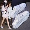 New Summer Half Slippers Women's Outer Wear Fashion Shoes Mesh Breathable White Shoes Korean Shoes Sandals Flats