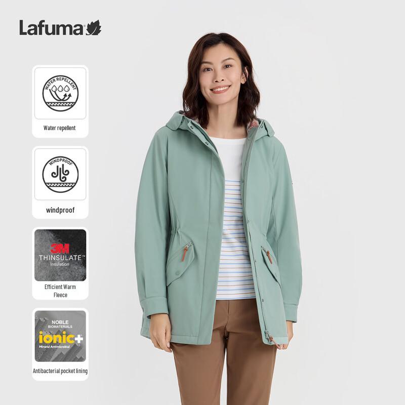 

Женская куртка LAFUMA с капюшоном, водоотталкивающая, утепленная, ветрозащитная LFJU5DM94 S (36)