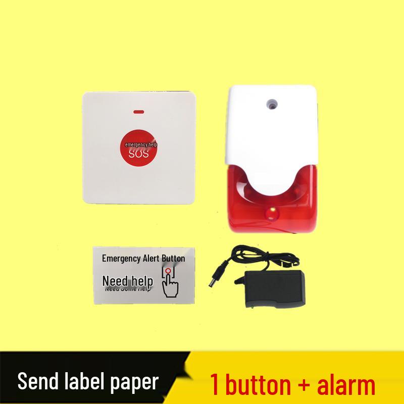 Cold Storage Wireless Alarm: One-Button Sound & Light Alerts for Preventing Door Closure and Freezer Emergency Rescues.