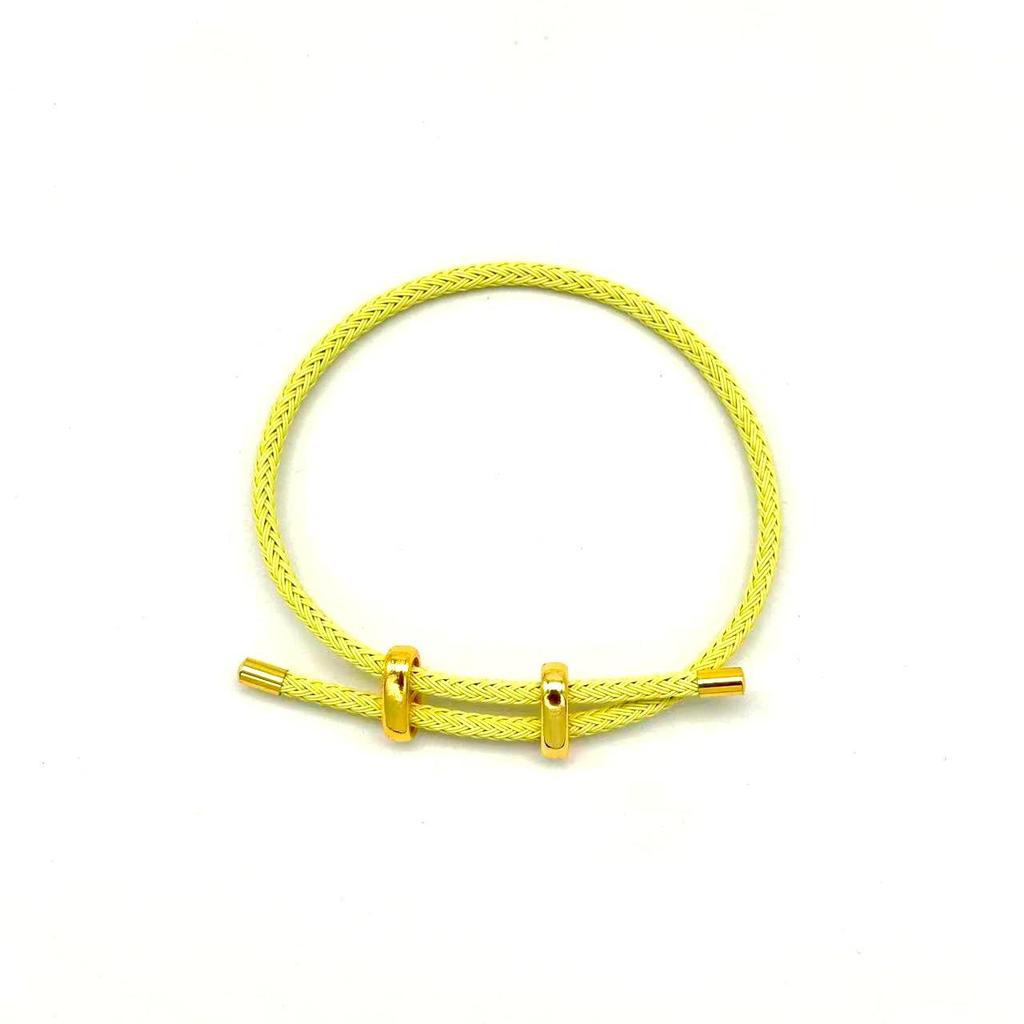 DIY Verstellbares Perlenarmband aus Stahldraht mit 8-Figur-Schnalle