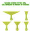 1set Dent Removal Puller Tabs 10-pieces No Paint Dent Repair Glue Tabs Vehicle Body Repair Hailstone Damage Fixing Tools