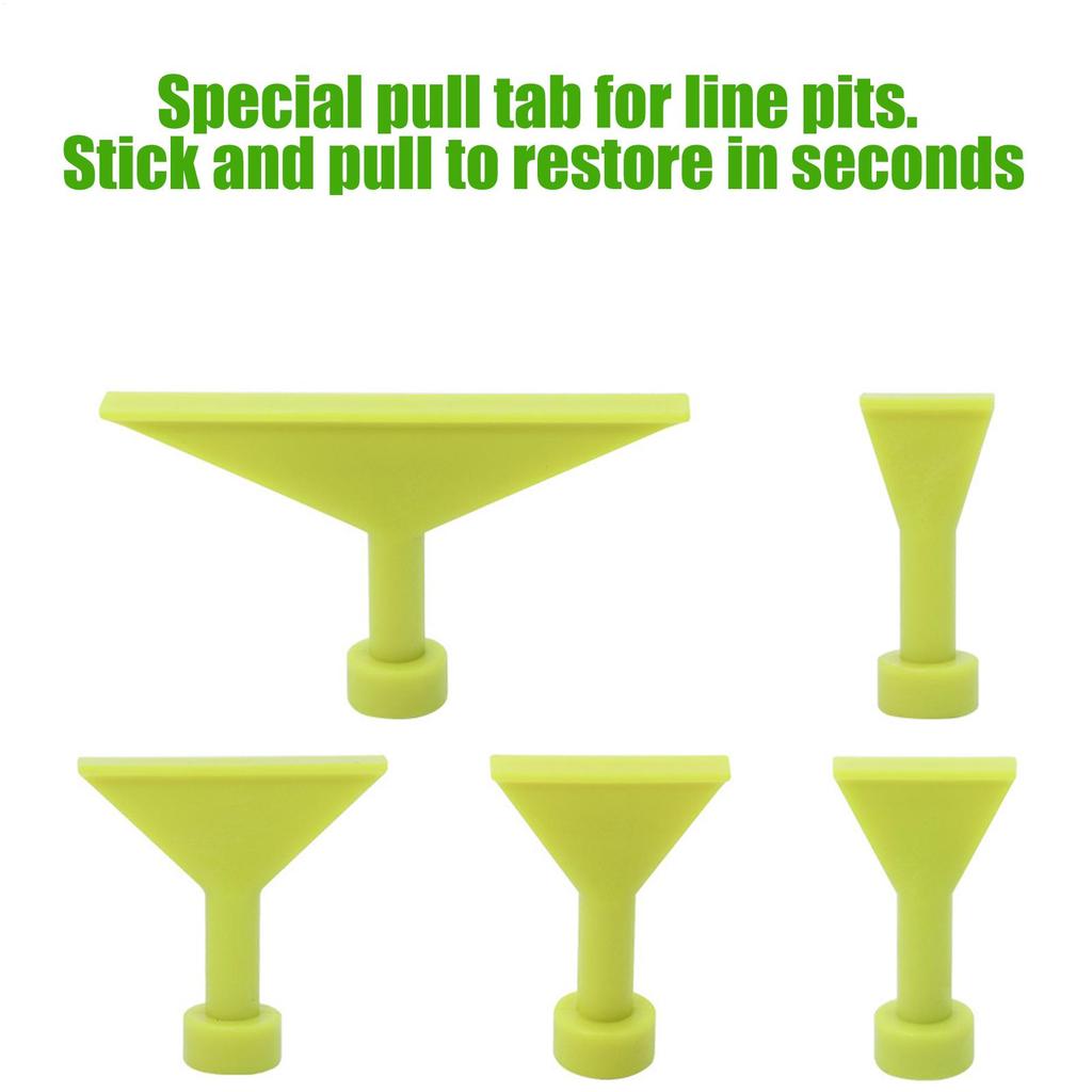 1set Dent Removal Puller Tabs 10-pieces No Paint Dent Repair Glue Tabs Vehicle Body Repair Hailstone Damage Fixing Tools