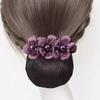 Cloth Hair Bun Net Korean Style Office Hair Flower Spring Hair Clip  Hotel Staff Uniform