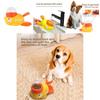 Small Yellow Duck Pet Interactive Toy Feeder For Cats And Dogs