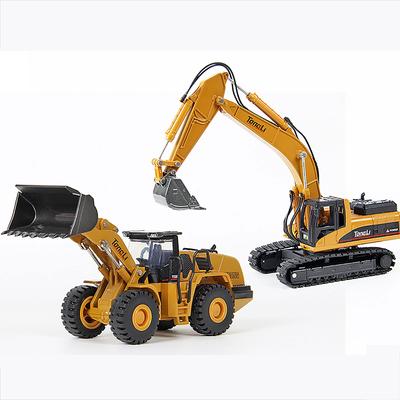 Construction Vehicle Toy Alloy Engineering Truck Construction Vehicle Model Toy for Birthday Xmas Gifts Dump Truck