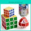 Educational Plastic Three Layer Magic Cube Colorful Smooth Finger Puzzle Toy Set