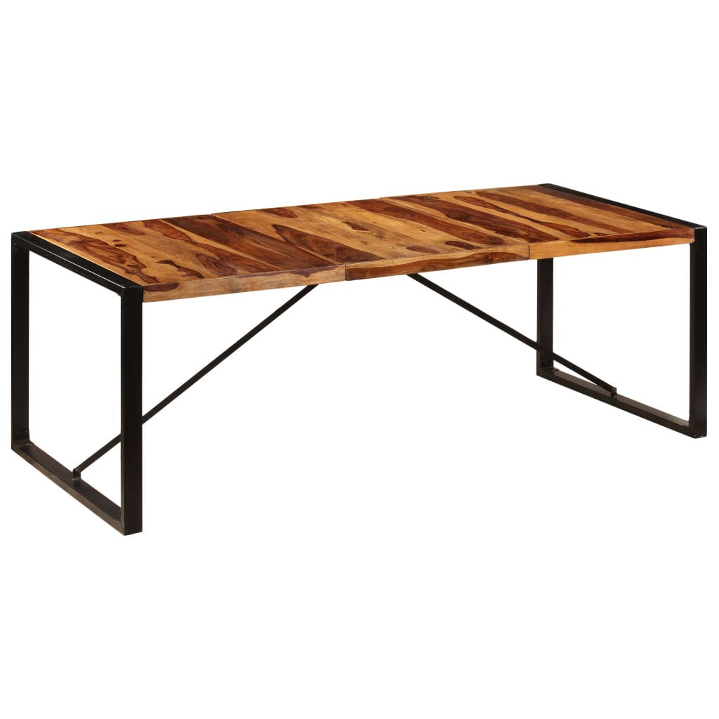 Dining Table 220 x 100 x 75 cm Solid Acacia Wood