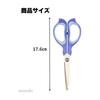 Scissors Left-handed Right-handed Symmetrical Easy Grip Perfect Fit Stainless Steel Round Tip Blue