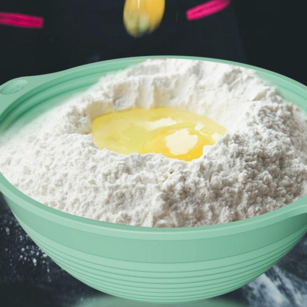 Silicone Dough Proofing Bowl Foldable Dough Fermentation Basket Bread Proofing Basket  Sourdough