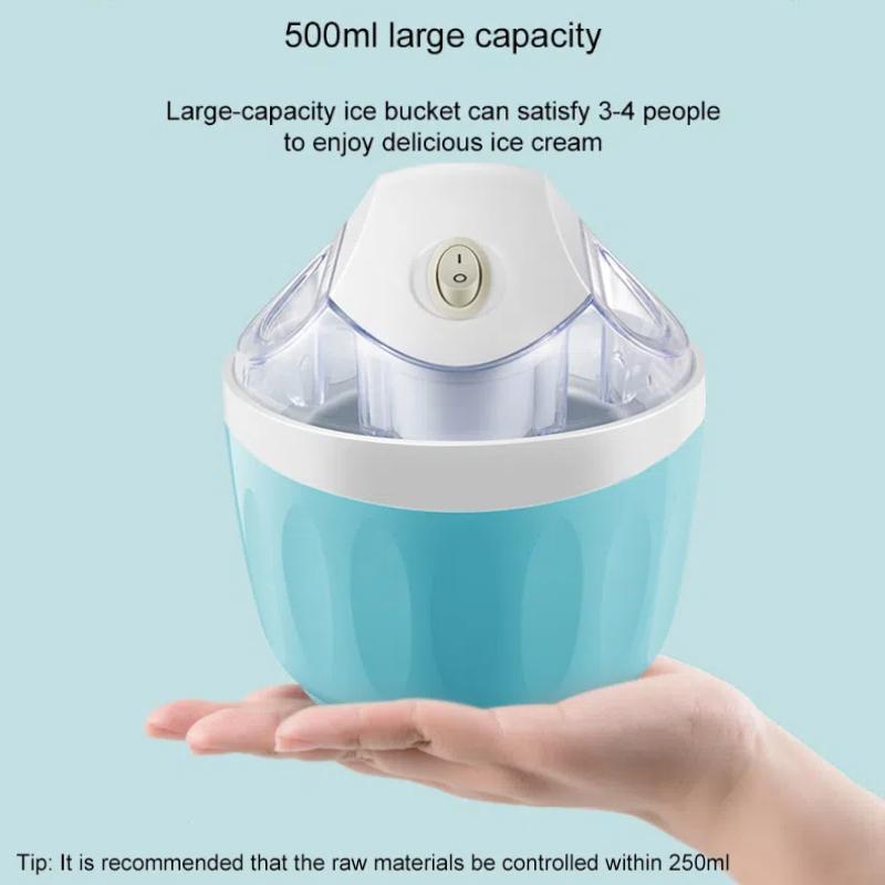 MINI Automatic DIY Ice Cream Maker Milkshake Cool Fruit Dessert Homemade Ice Cream