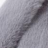 LALA Fur Scarf Petite-Light Gray