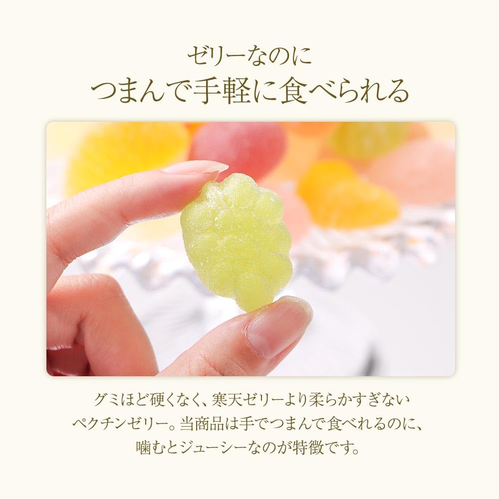 Kinds of Domestic Fruit Ogaland Fruit Juice Jelly 500g Fruit Jelly Assortment Fruit Pectin [7 Juice] Bite-sized