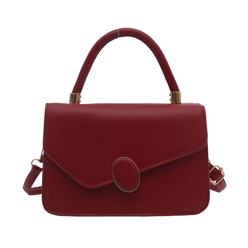 Spring New Bag for Women's Fashionable  Versatile  Simple  High End Practical One Shoulder Crossbody Small Square Bag