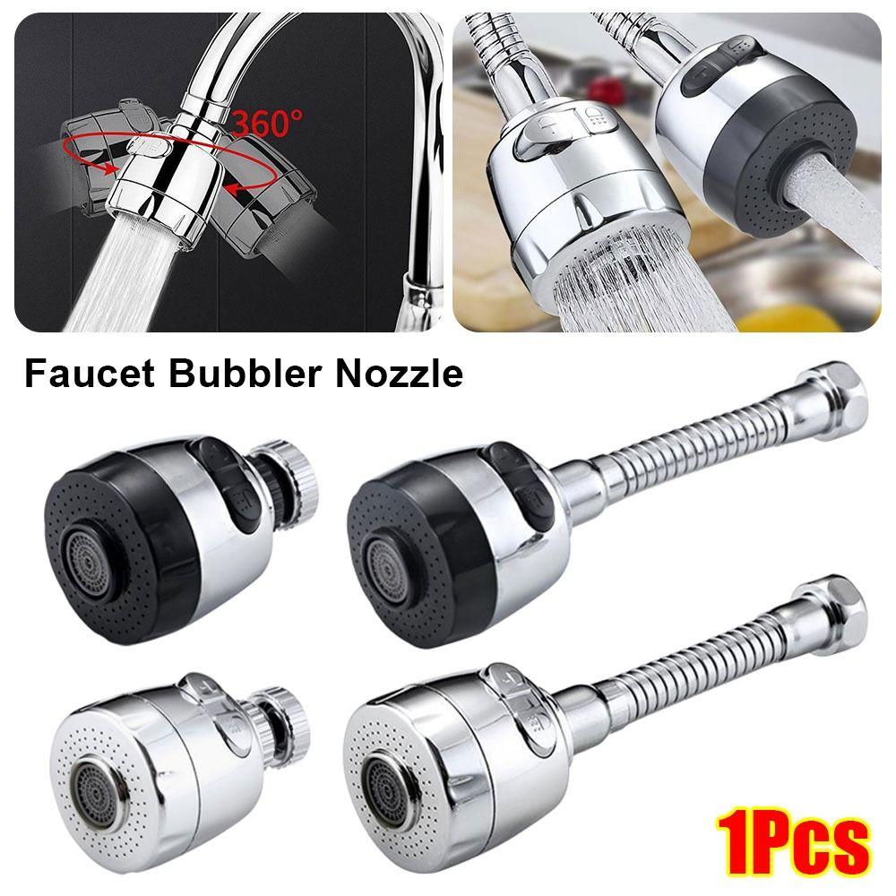 1 Stück Langlebiger Schwenkkopf Küchenarmatur Auslauf 360° Drehbar Gebogen Wasserfilter Diffusor Armatur Sprudler Wassersparend