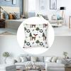 Forest Animals Printed Pillow Case 3D Print Polyester Fiber 40*40 cm Home Sofa Throw Pillow Cover Decoration Festival Gift