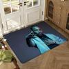 Rapper K-Kendrick Lamar Floor Mat Soft Thickened Absorbent Non-Slip Bedroom Living Room Door Mat Home Decor Flannel Rugs