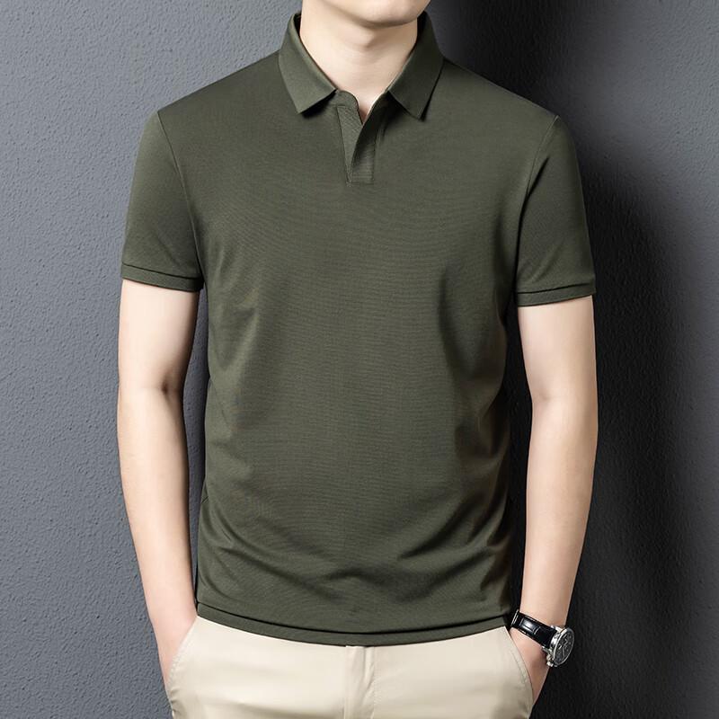 Yiliteng Men's Summer Waffle Polo Shirt YTMTST6013