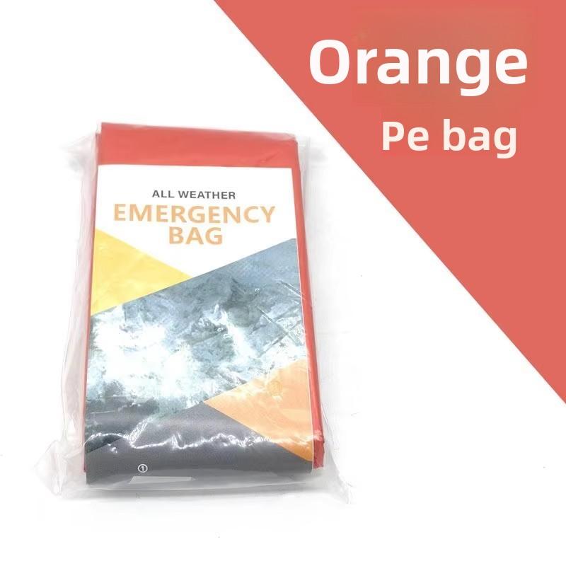 Outdoor Emergency Waterproof 3 Season Multifunctional Mountaineering Portable Aluminum Envelope Nylon Sleeping Bag Thermal 210*91cm