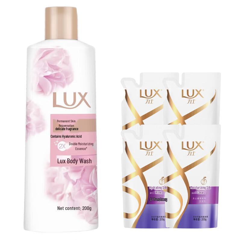 LUX Moisturizing Shower Gel & Shampoo Pack