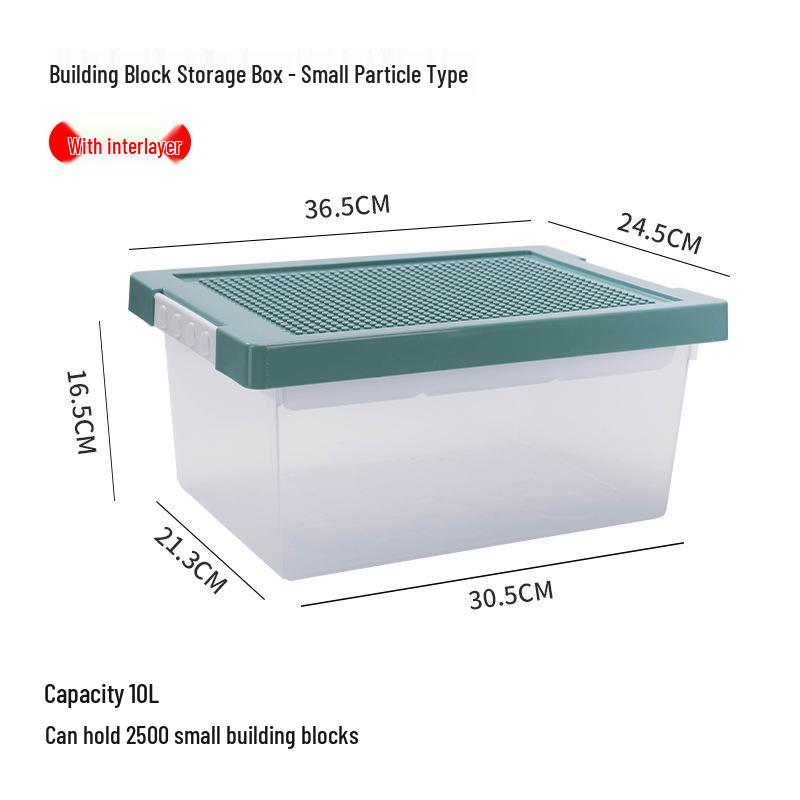 Children's Magnetic Tile Storage Box for Building Blocks & Programming Schools