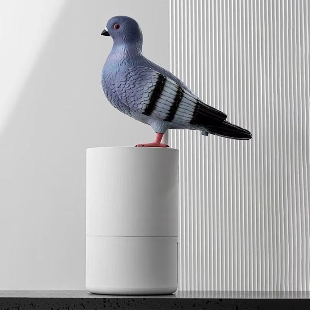 Dispenser di Sapone Senza Contatto Uccellino Blu Forma di Piccione Sensore Infrarossi Dispenser Piano Cucina