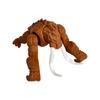 Mammut Terrestre Stampato in 3D Giocattolo Articolato Mobile Animale di Simulazione Modello di Mammut Decorazione per la Casa Ornamenti per Ufficio Collezioni per Ragazzi Regali