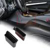 For Infiniti G25 G37 2009-2013 ABS Black Car Gear Shift Panel Side Storage Box Container Organizer Tray Interior Car Accessories