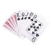 1 Deck Letters Pattern Poker Set New 54Pcs Big Character Texas Holdem Waterproof Plastic Playing Card Game Flexible Table Game