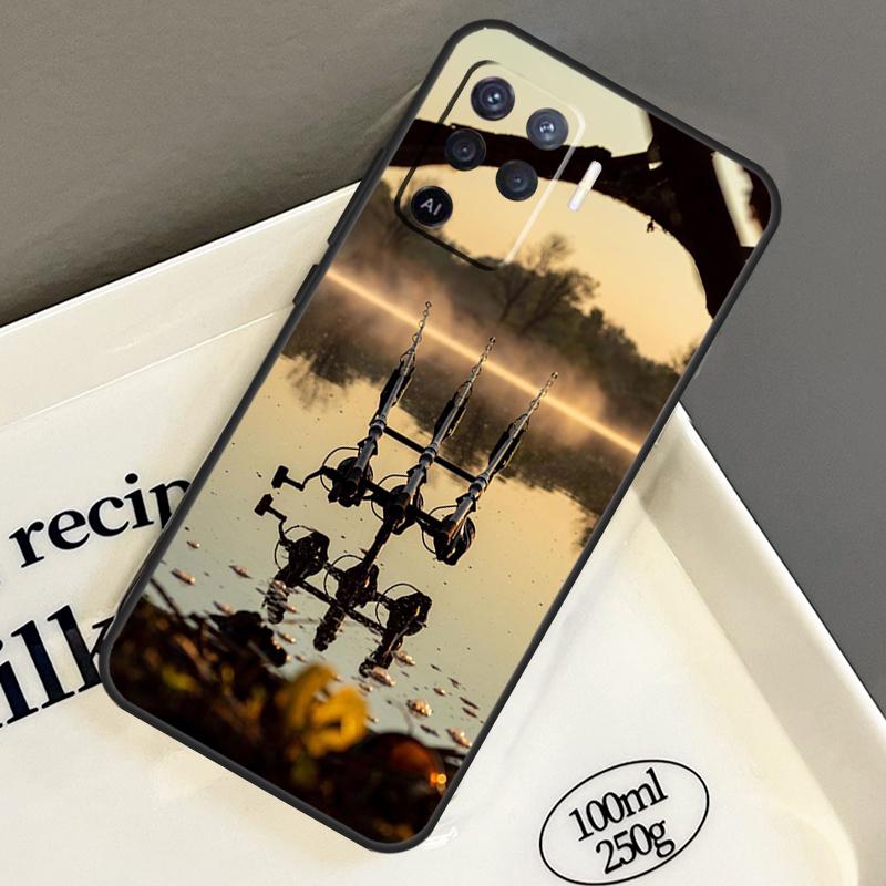 Carp Fish Fishing rod Case For OPPO A52 A72 A5 A9 A31 A53 A15 A16 A17 A54 A74 A94 A76 A96 A54S A57S A53S Cover