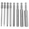 8 Pcs 1/4 Inch Hex Shank Metric Screwdriver Bits Hex Bit Power Bits  Power Screwdriver Drill