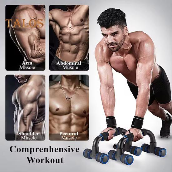 2Pcs/Set Push-up Stand Non-Slip Rubber Feet Portable Balanced Strength Push-up Stand Indoor Fitness Equipment