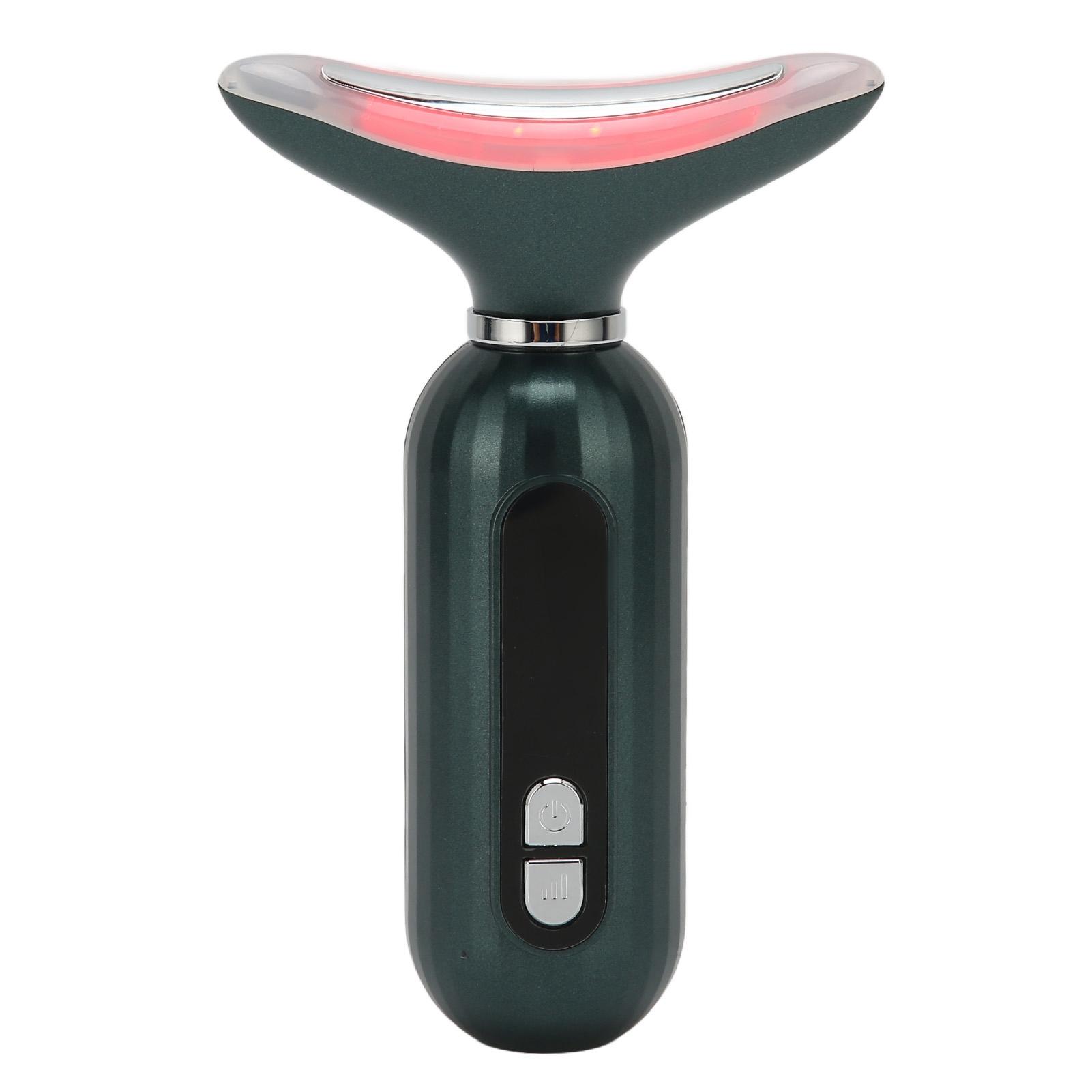 

Массажер для подтяжки шеи, горячий компресс, 4 режима, 3 передачи, устройство для подтяжки кожи шеи