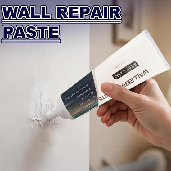Efficient Drywall Repair Kit with Scraper, Wall Repair Paste Tube, Quick-Drying Wall Mending Agent, Wall Repair Paste, Multi-Functional Patch Paste