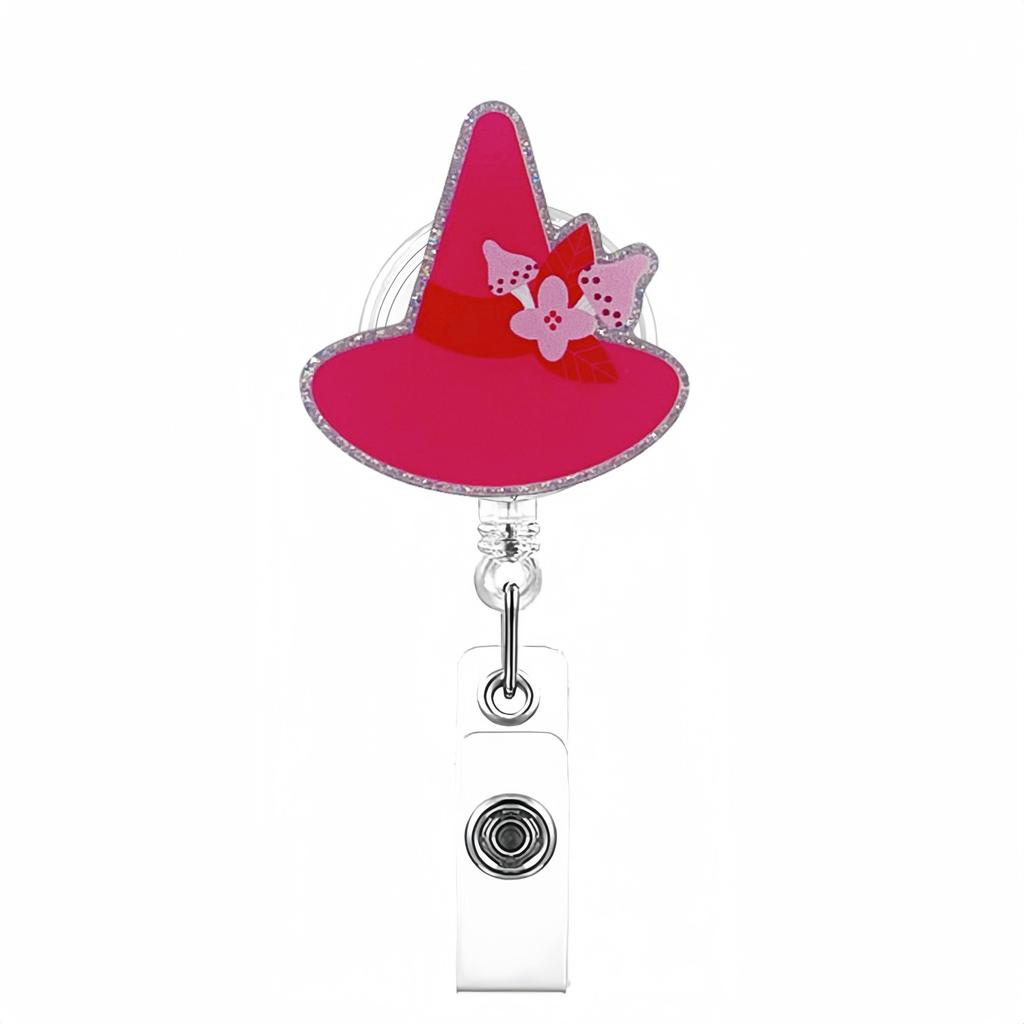 Doctor Badge Clip Lightweight Halloween Badge Holder Pumpkin Badge Reel Sturdy For Hospitals Companies Schools