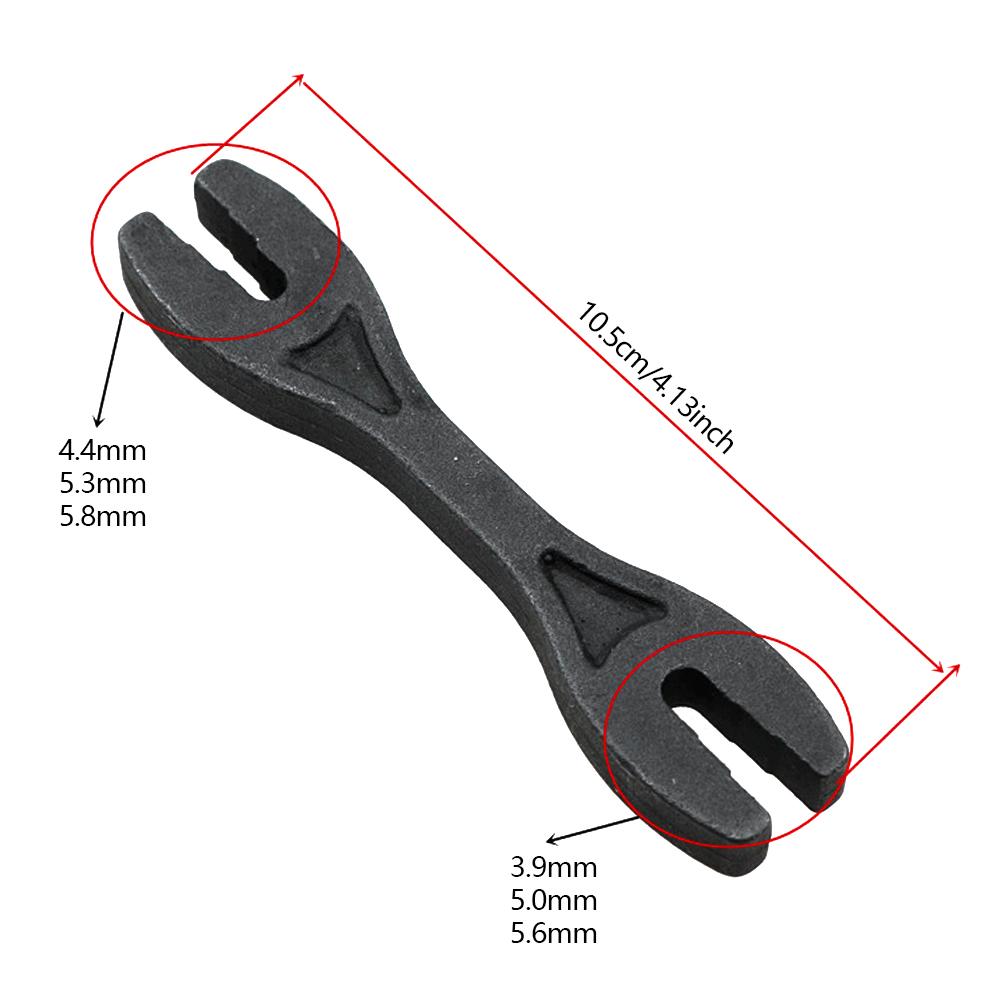 Motorcycle Spoke Wrench Key Tool Machinery Repair Double Ended Onboard Tool 6 In 1 Universal Accessories Motocross Dirt Bike