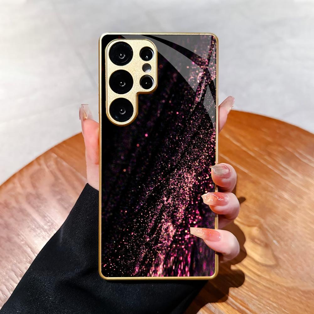 Cellphone New Bestseller Model PhoneCase Electroplated Glass PhoneCase for Samsung Galaxy S26 S25 S24 S23 S22 FE,Ultra,Plus