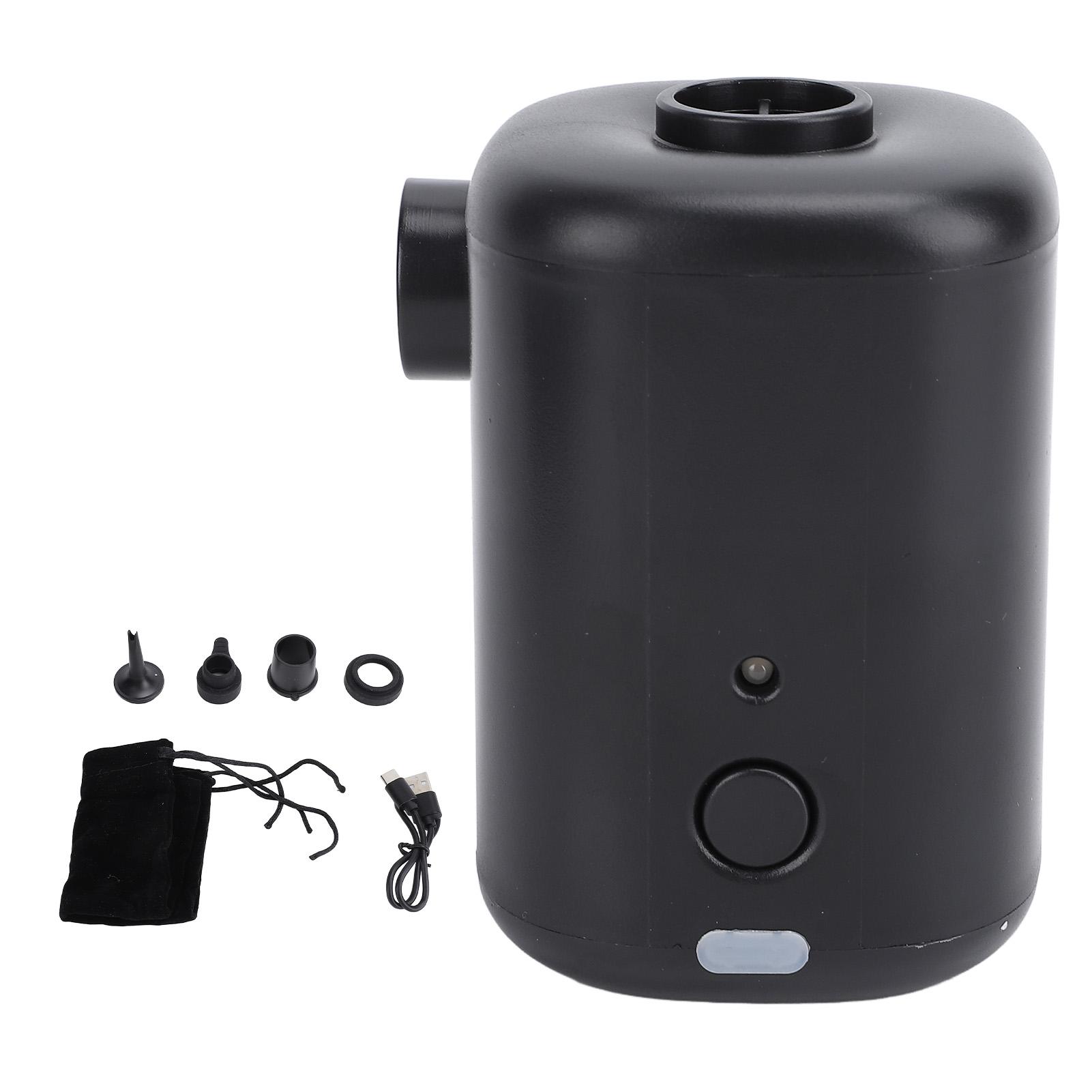 

Портативный воздушный насос электрический надувной дефлятор для газовой подушки кровать плавательный круг уличные игрушки белый чёрный