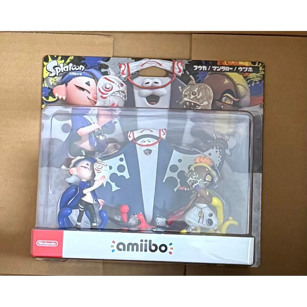 Б/у amiibo Набор Союза Сурими Фуука/Уцухо/Мантаро Серия Splatoon