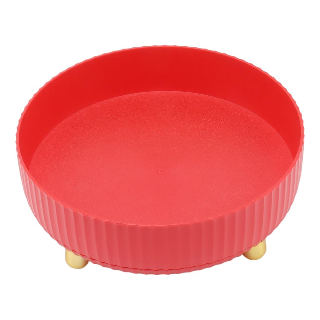 360 Degree Rotating Storage Rack Organizer Round Cosmetic Spice Rack Turntable for Kitchen Cabinet Pantry Small