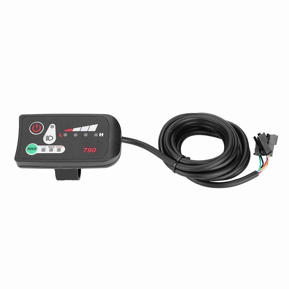 

24 В 36 В 48 В Светодиодный дисплей Панель управления 81×42 мм Дисплей для электровелосипеда Электросамокат 36V