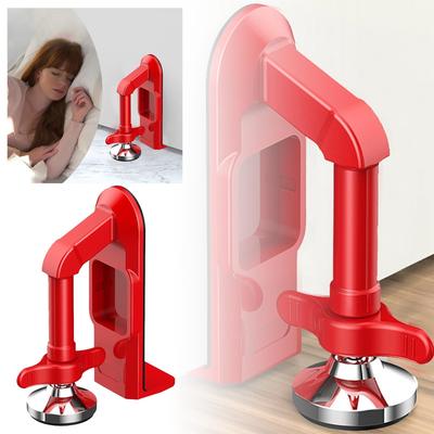 Door Stopper Security - Portable Door Lock For Travel -theft Door Blocker Hotel Room Apartment Security - No Drilling Garage Door Support