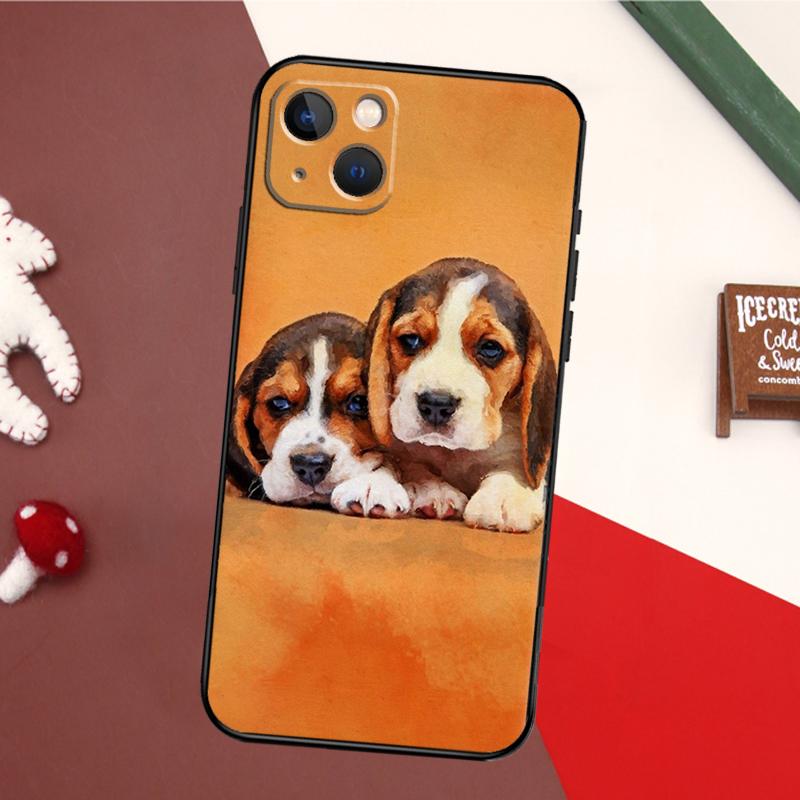 Beagle Dog Case For iPhone 17 Pro Max 16 15 14 13 11 12 Pro Max mini 15 16 Plus 16e 17 Air Back Cover