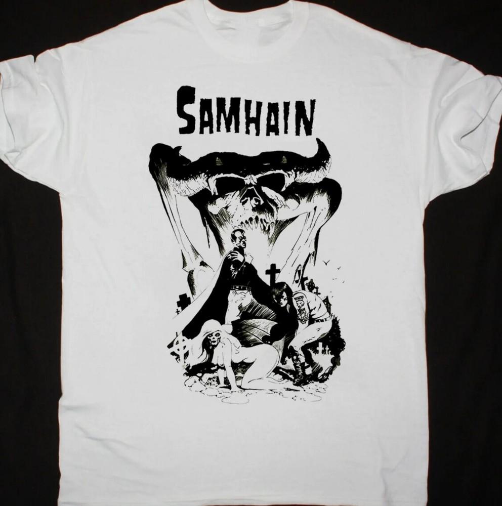 Retro Samhain Final Descent Shirt Short Sleeve White Men Unisex S-5XL Unisex T-Shirt S